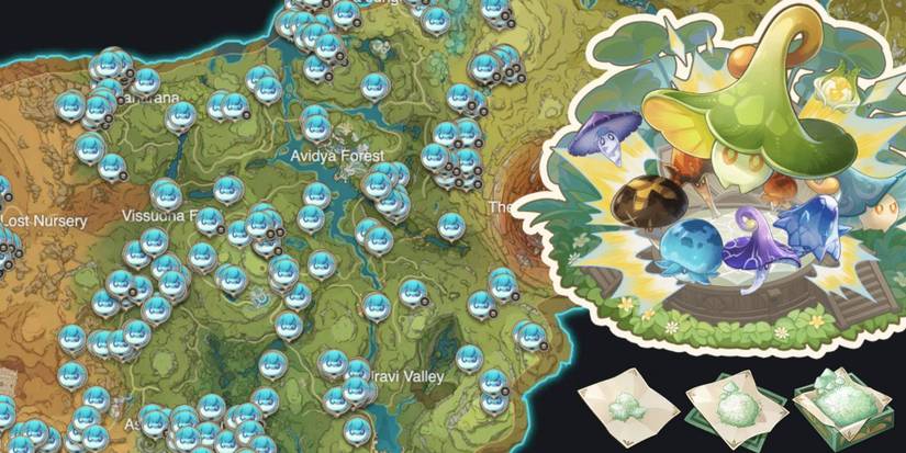 Genshin Impact_ Fungi Locations in Sumeru Rainforest
