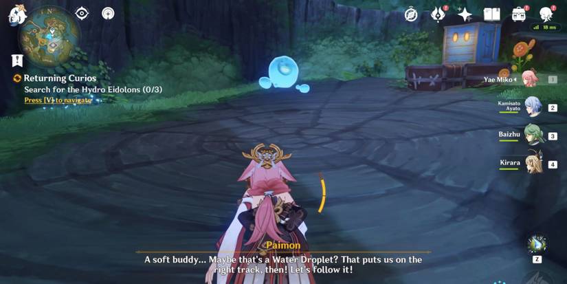 Genshin Impact_ Returning Curios World Quest Guide Third Chest First Eidolon