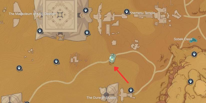 Genshin Impact_ Specter Locations in Hypostyle Desert