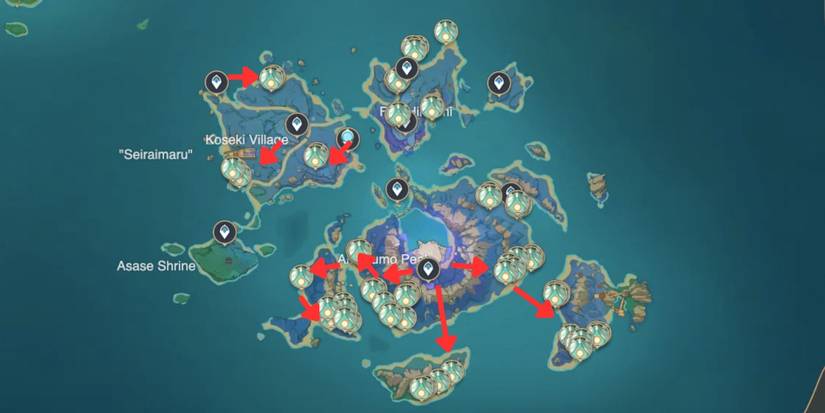 Genshin Impact_ Specter Locations in Seirai Island