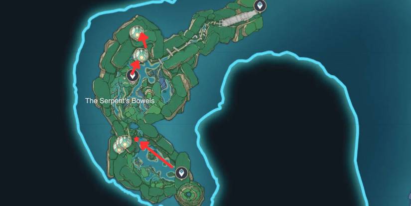 Genshin Impact_ Specter Locations in The Serpent's Bowels