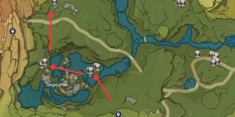 Genshin Impact_ Treasure Hoarder Locations in Qingxu Pool