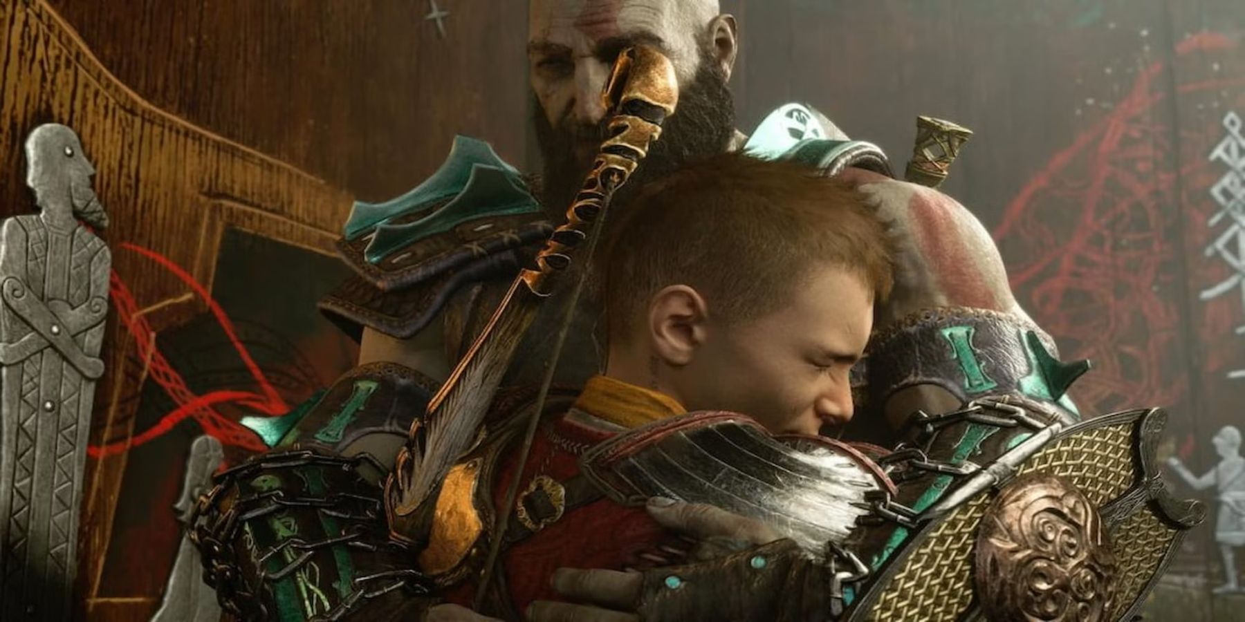 God of War Ragnarok Ending Embrace