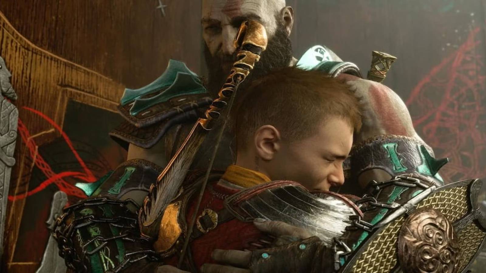 God of War Ragnarok Ending Embrace