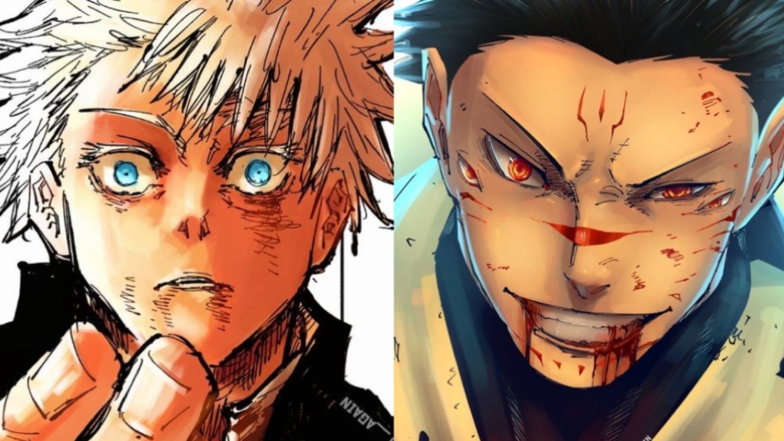 gojo vs sukuna jujutsu kaisen