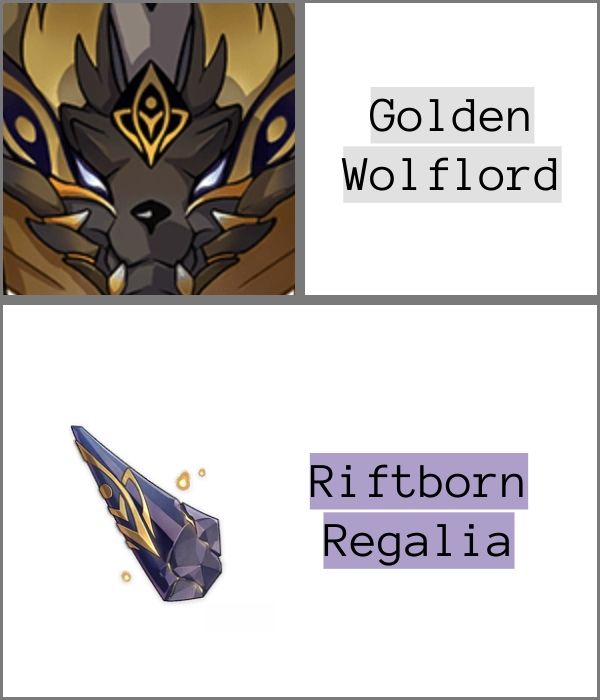 Golden Wolflord Riftborn Regalia