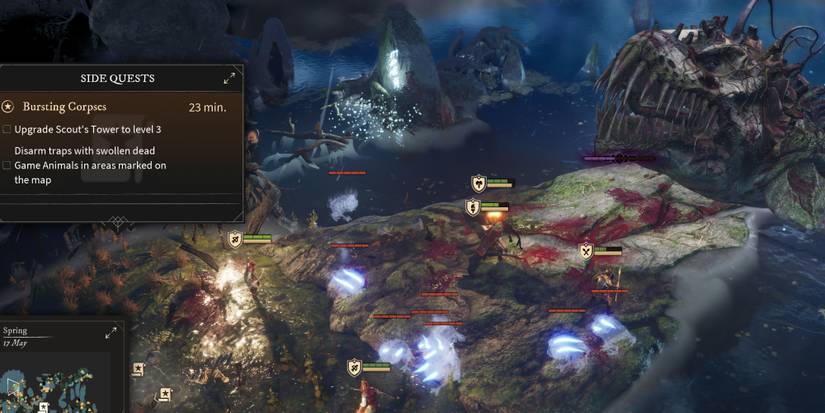 Gord trapping and fighting animals in horror map