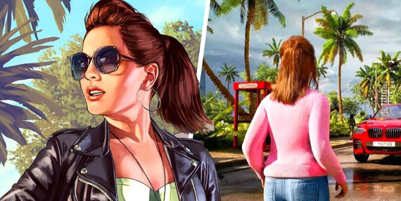 Lucia in a leather jacket