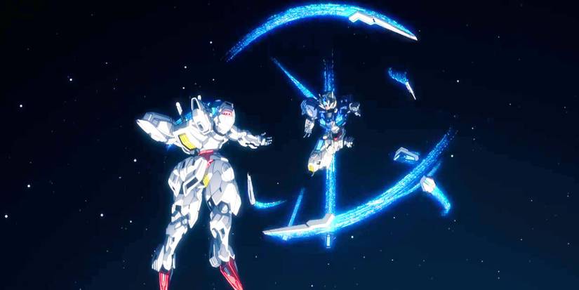 Gundam Mercury E24 Calibarn Helping Aerial