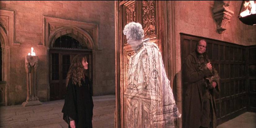 Nearly Headless Nick And Hermione