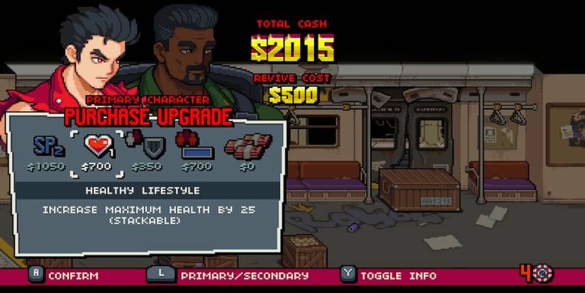 Healthy Lifestyle in Double Dragon Gaiden Rise of the Dragons