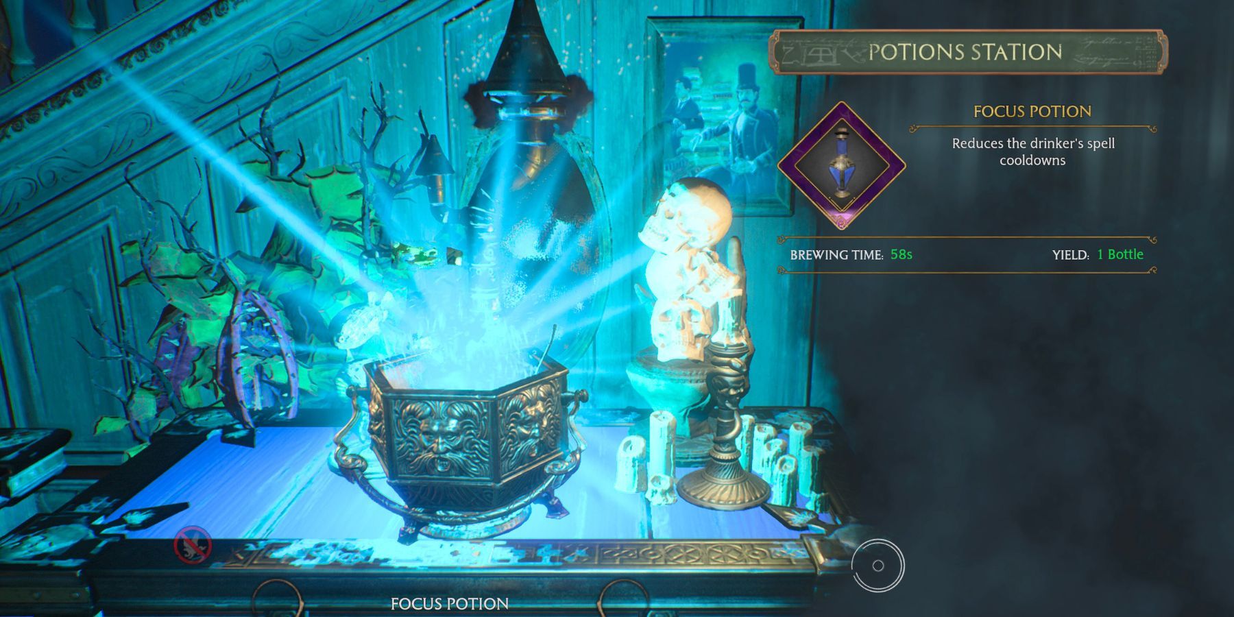 hogwarts legacy focus potion
