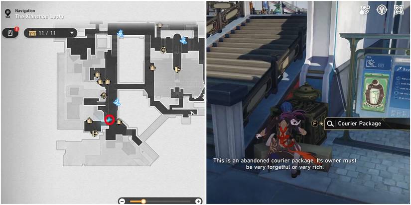 honkai star rail all central starskiff haven courier packages location 4