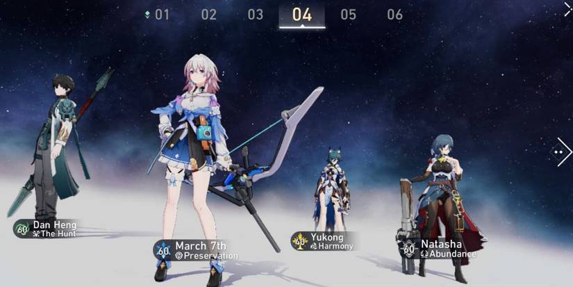 Honkai_ Star Rail - Equilibrium Trial F2P Team