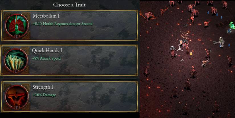 The recommended traits for the Halls Of Torment Swordsman