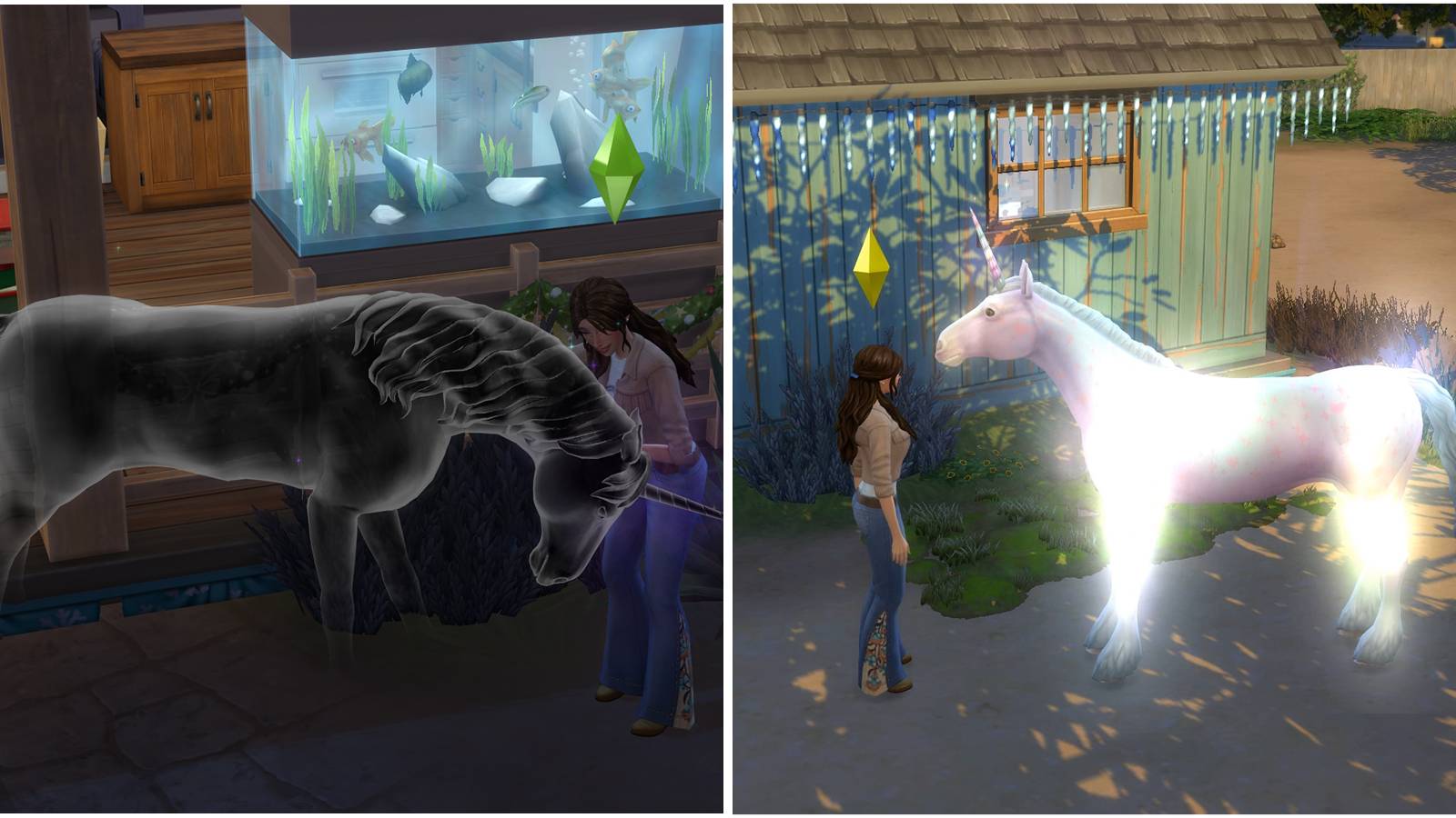 how to get a ghost horse and revive it in the sims 4