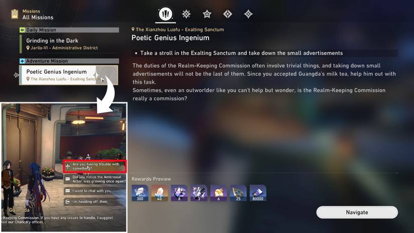 how to start the poetic genius ingenium quest in honkai star rail