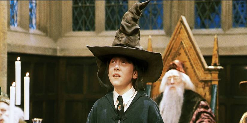 Harry Potter Ron In The Sorting Hat