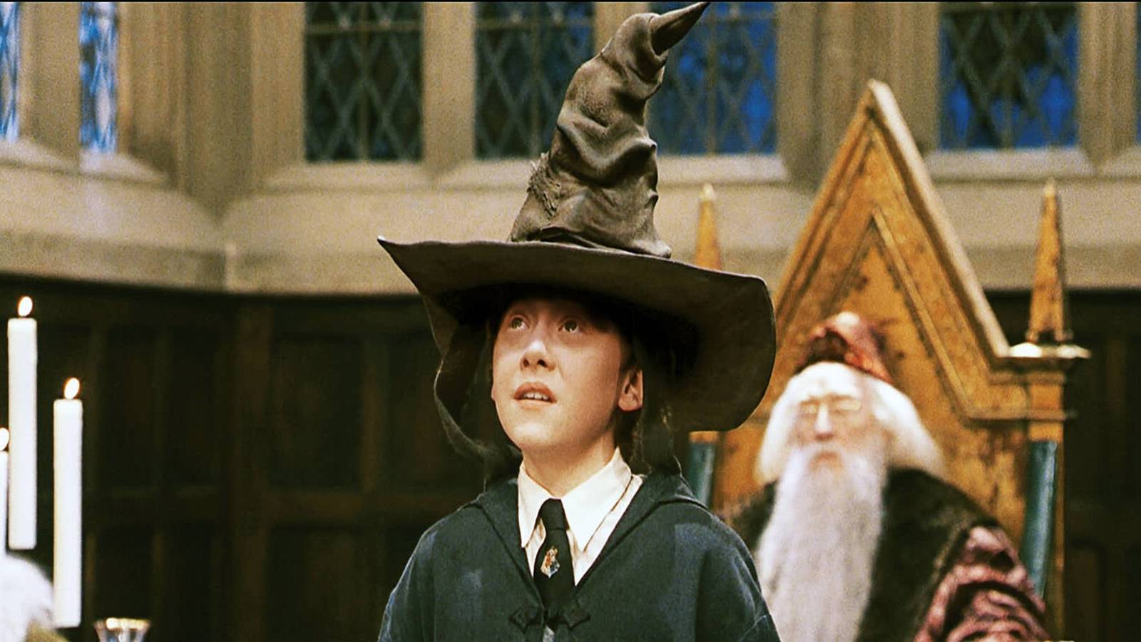 Harry Potter Ron In The Sorting Hat