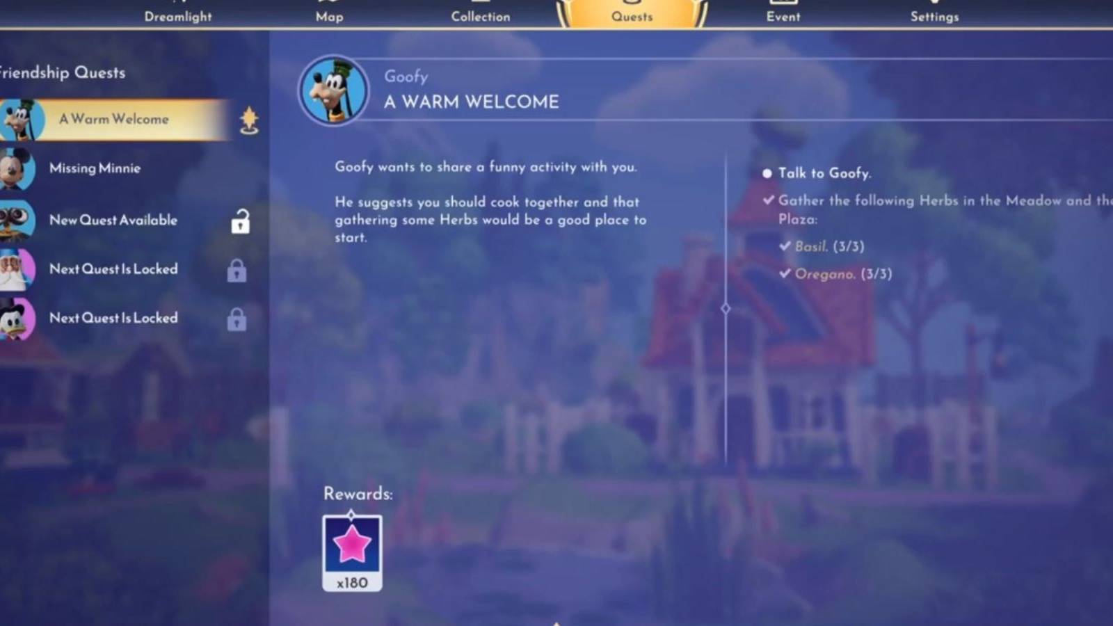 a warm welcome overview dreamlight valley