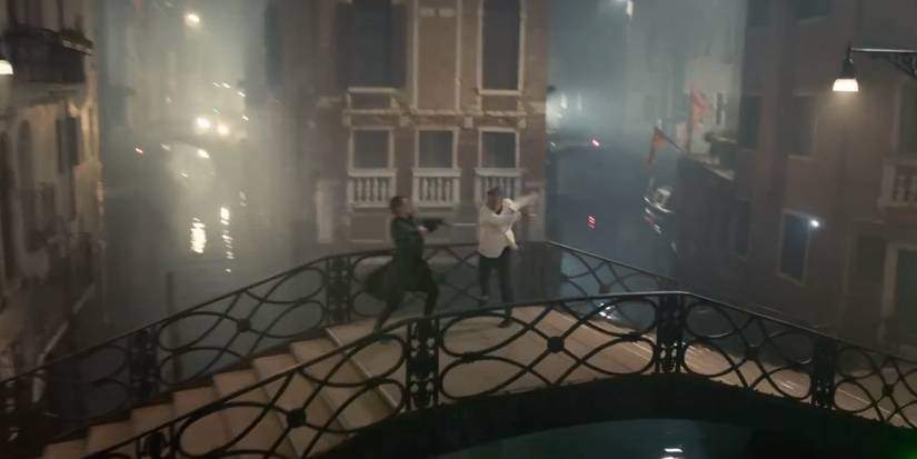 Ilsa and Gabriel fighting in Mission Impossible Dead Reckoning Part One