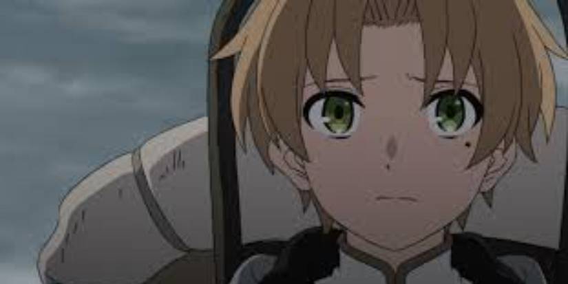 Rudeus Greyrat carrying a bag