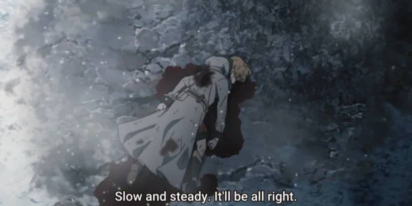 Rudeus in a near-death experience