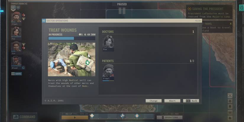 Jagged Alliance 3 Heal Allies