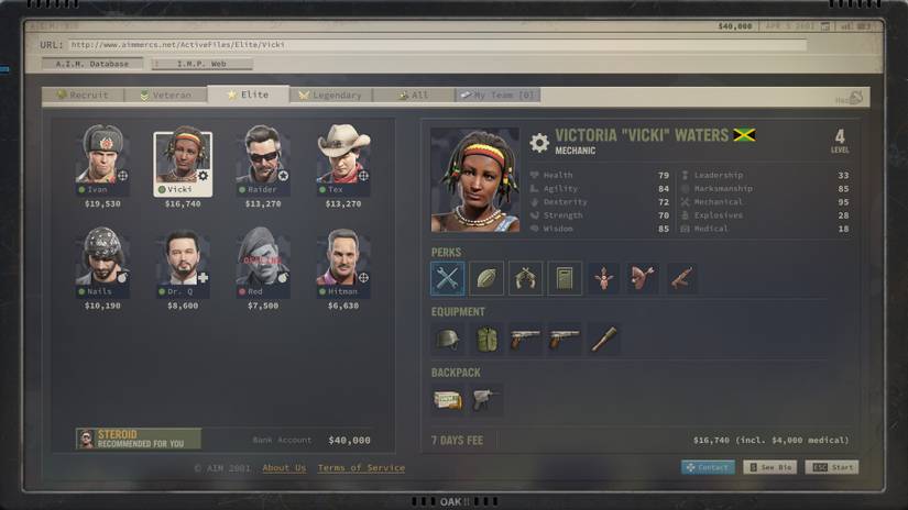 Jagged Alliance 3 Mercenaries Vicki