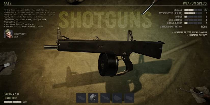 Jagged Alliance 3 Weapons AA12 Shotgun