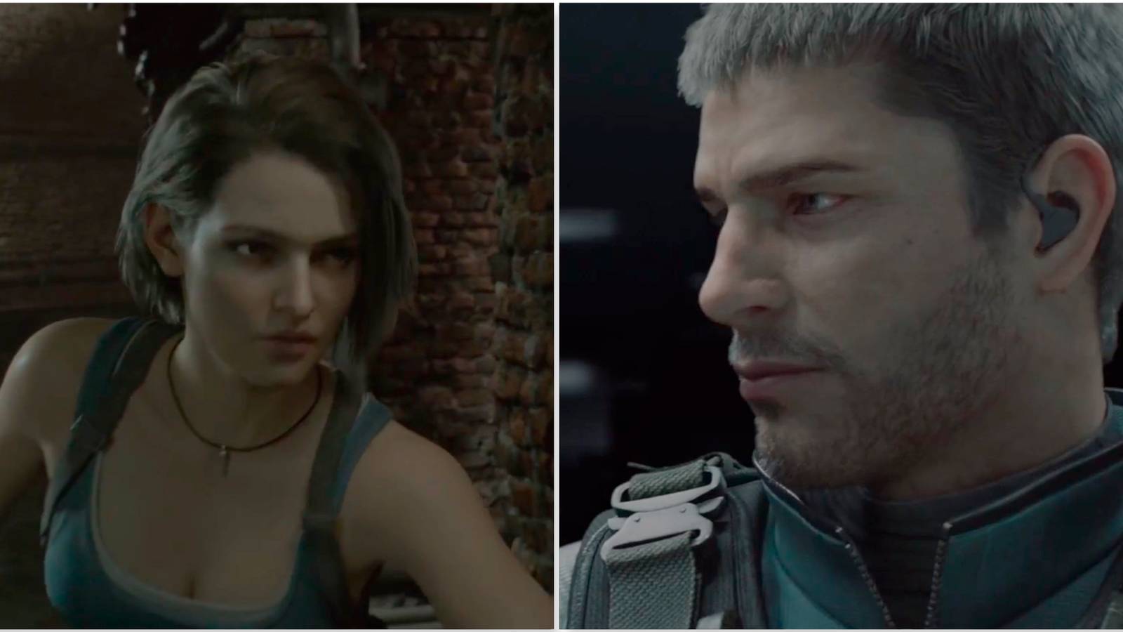 Jill and Chris in Resident Evil Death Island