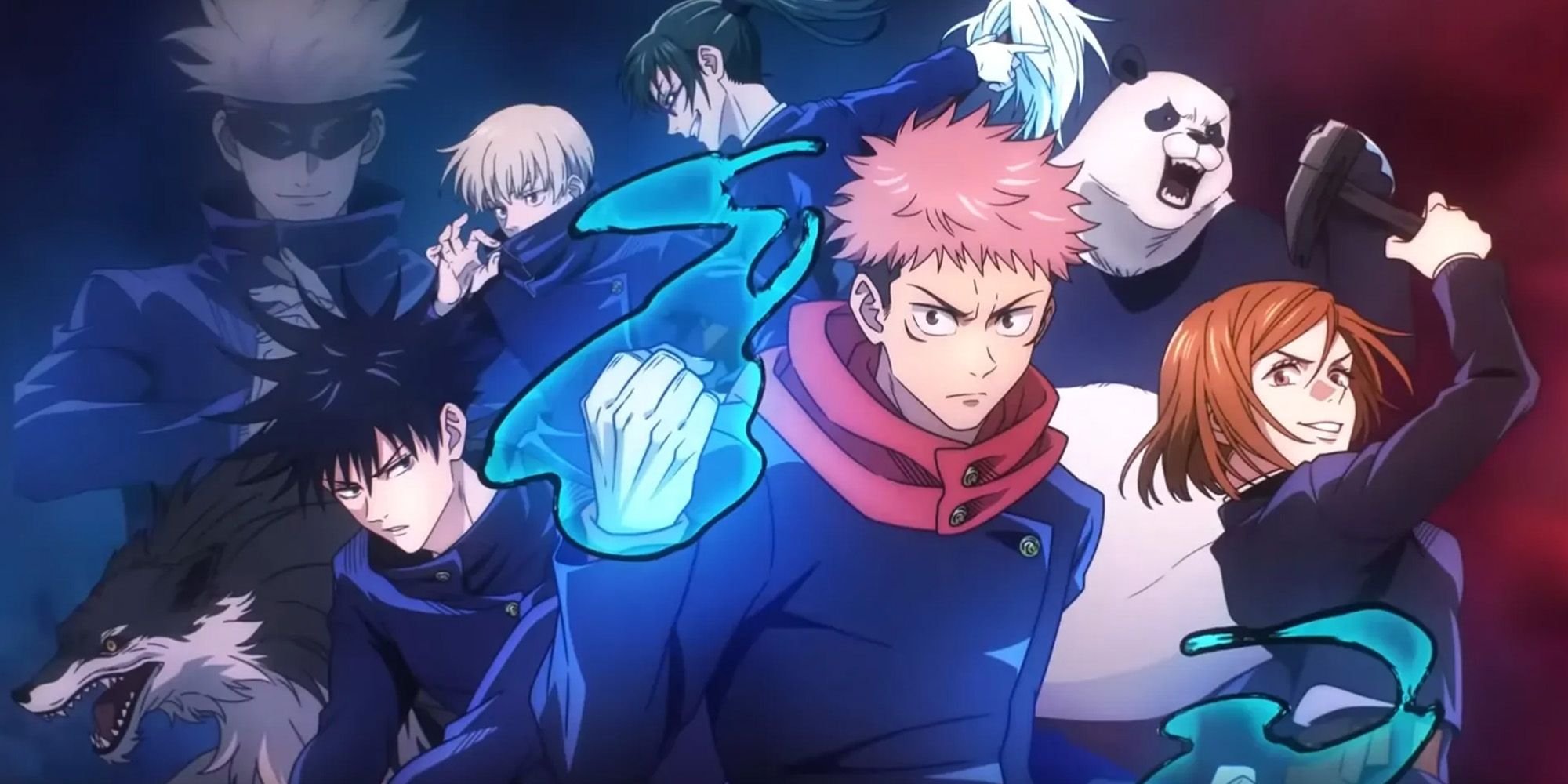 Jujutsu Kaisen - Promo Image Showing All The First And Second Years At Jujutsu High