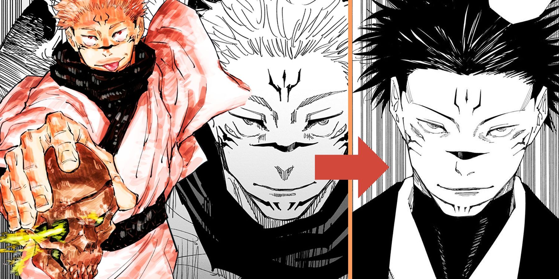 Jujutsu Kaisen Sukuna Yuji Megumi