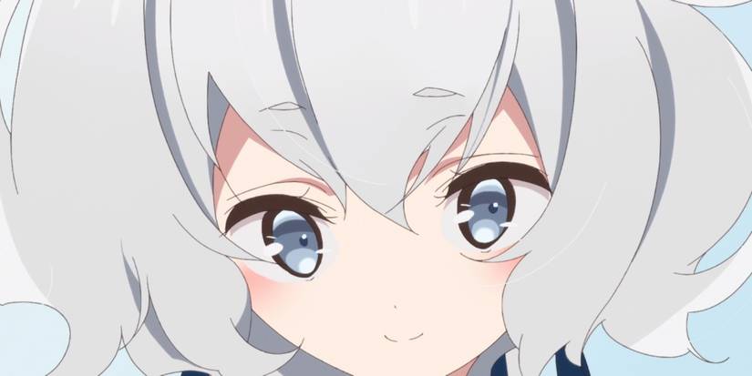 Close-up shot of Junko Konno during the opening of ZombieLand Saga
