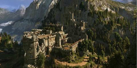 Kaer Morhen during the day