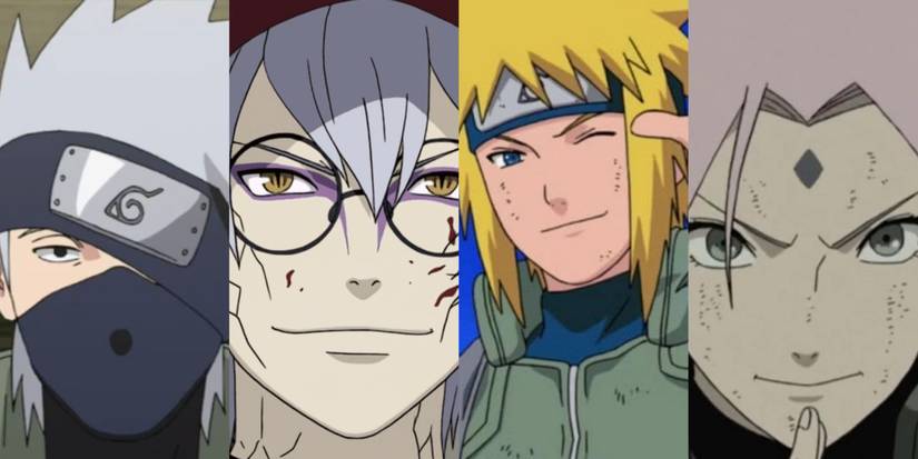 Kakashi Kabuto Minato Sakura Naruto