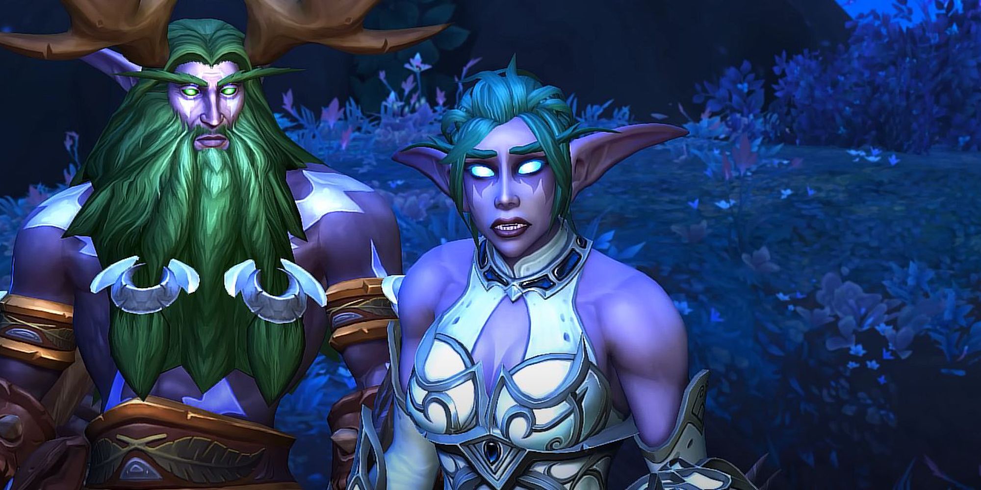 Kaldorei tyrande and malfurion 