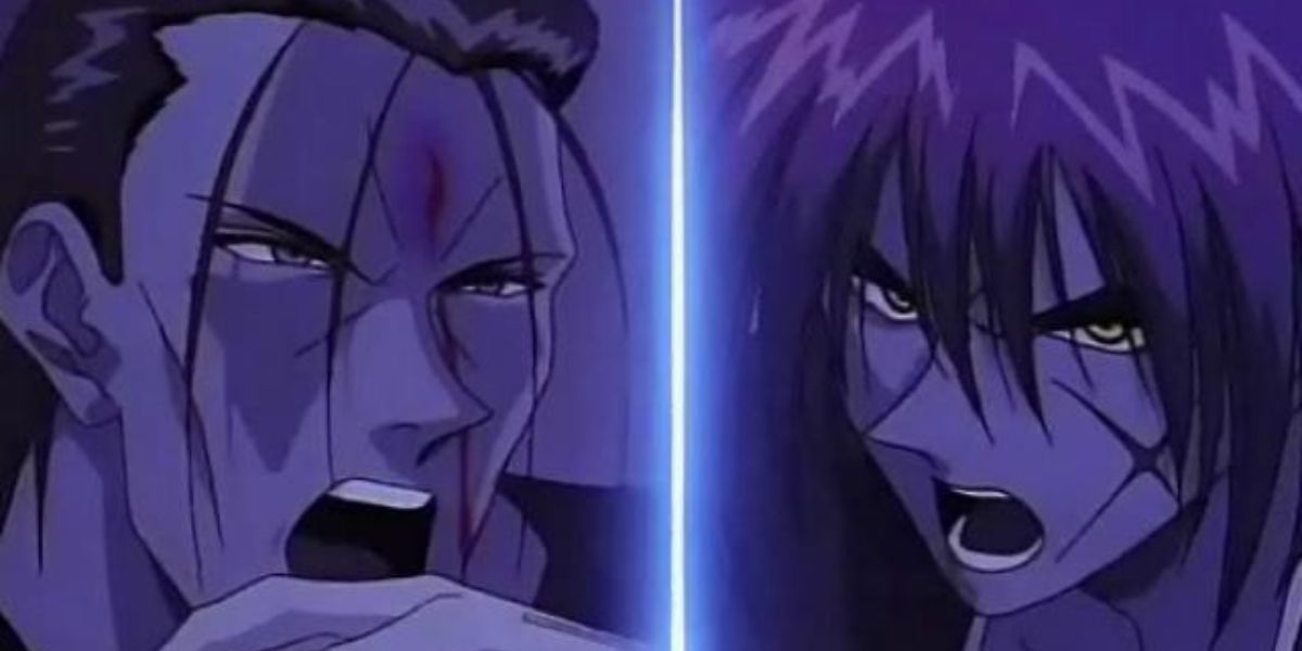 Kenshin Vs. Saito in the anime