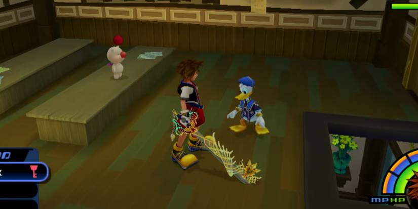 kingdom hearts sora wielding ultima weapon keyblade