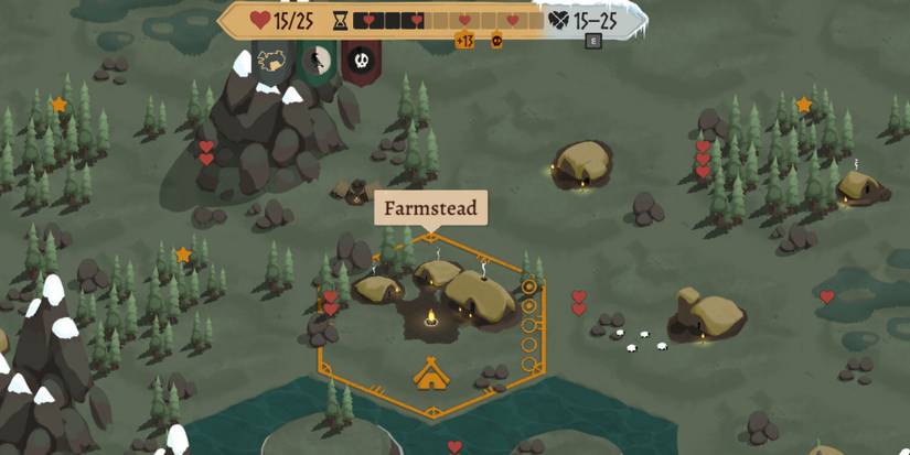 Landnama sample of hex grid map system