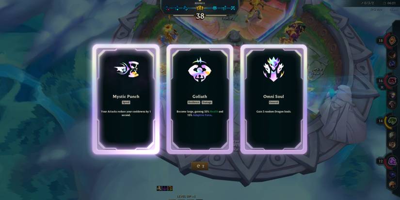 League of Legends Arena Mode Augments