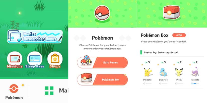 level up in Pokemon sleep