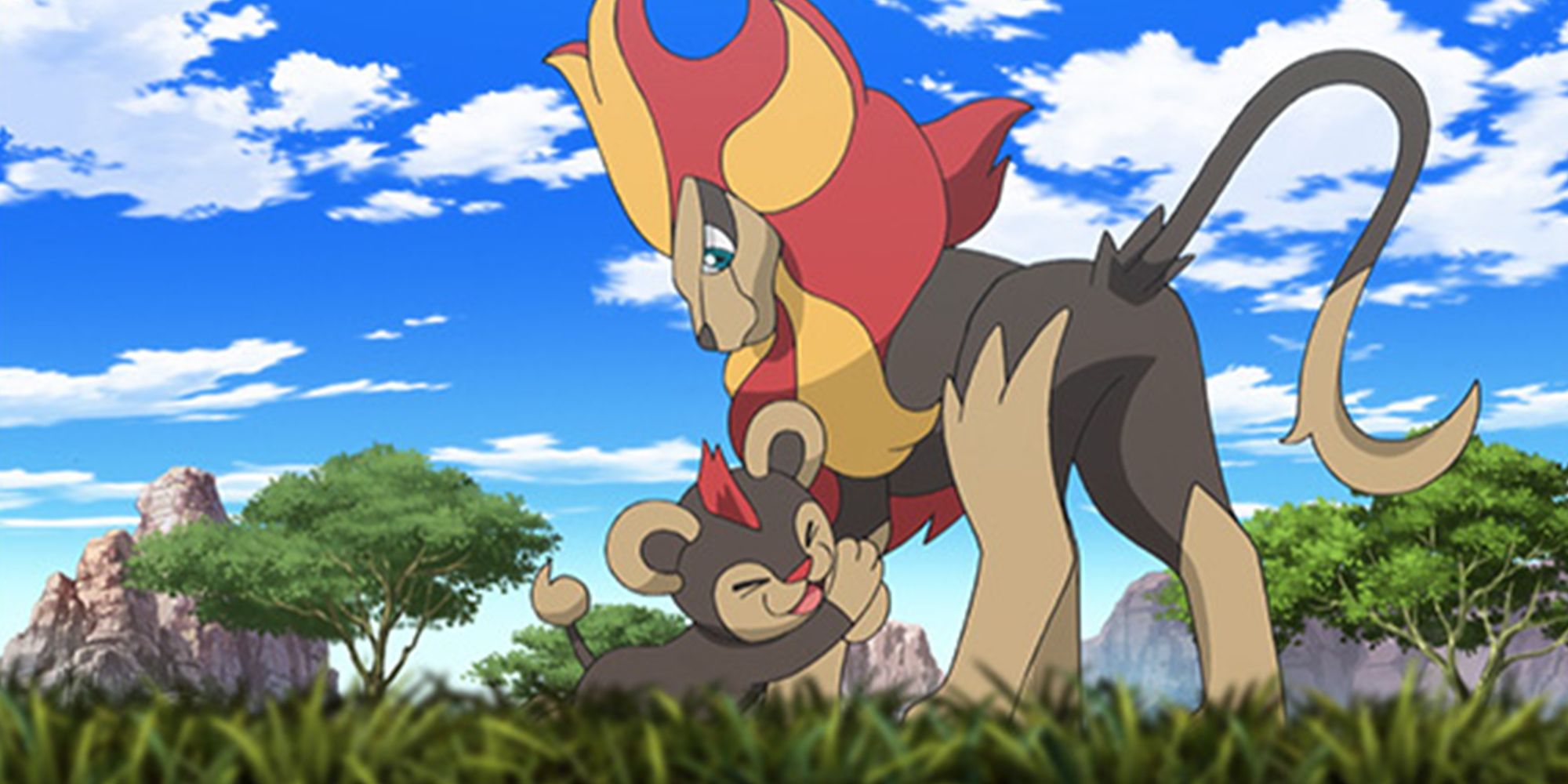 Litleo & Pyroar In The Pokemon Anime