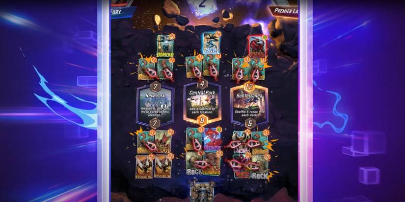 Marvel Snap card battle