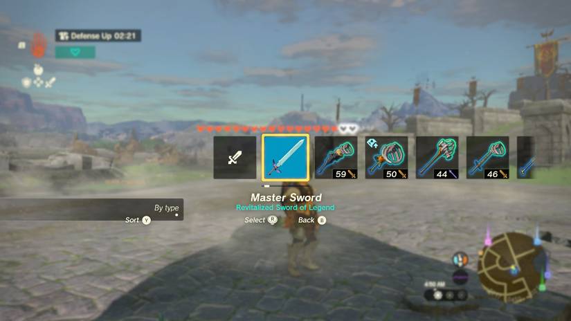 master sword tears of the kingdom