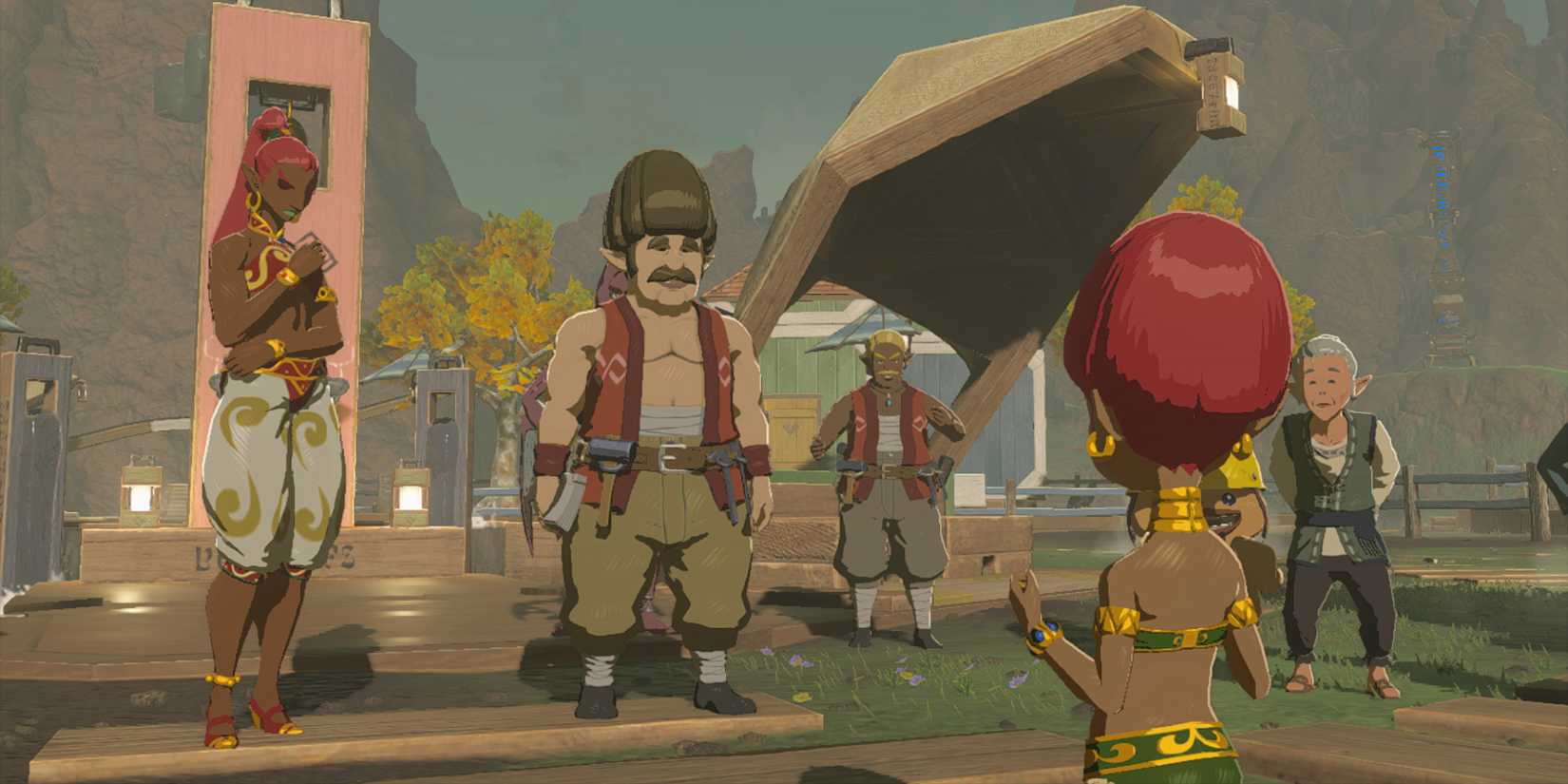 Hudson and Rhondson confronting Mattison in The Legend of Zelda: Tears of the Kingdom