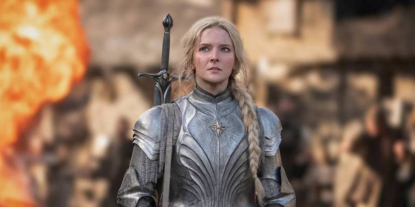 Galadriel Wearing Her Armor In Rings Of Power