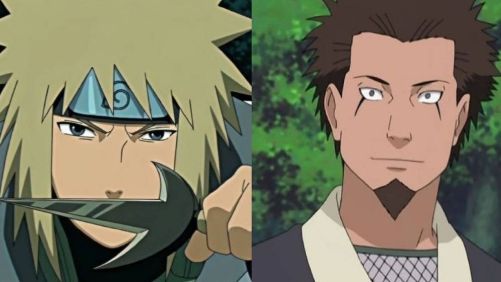 Minato Hiruzen naruto-1