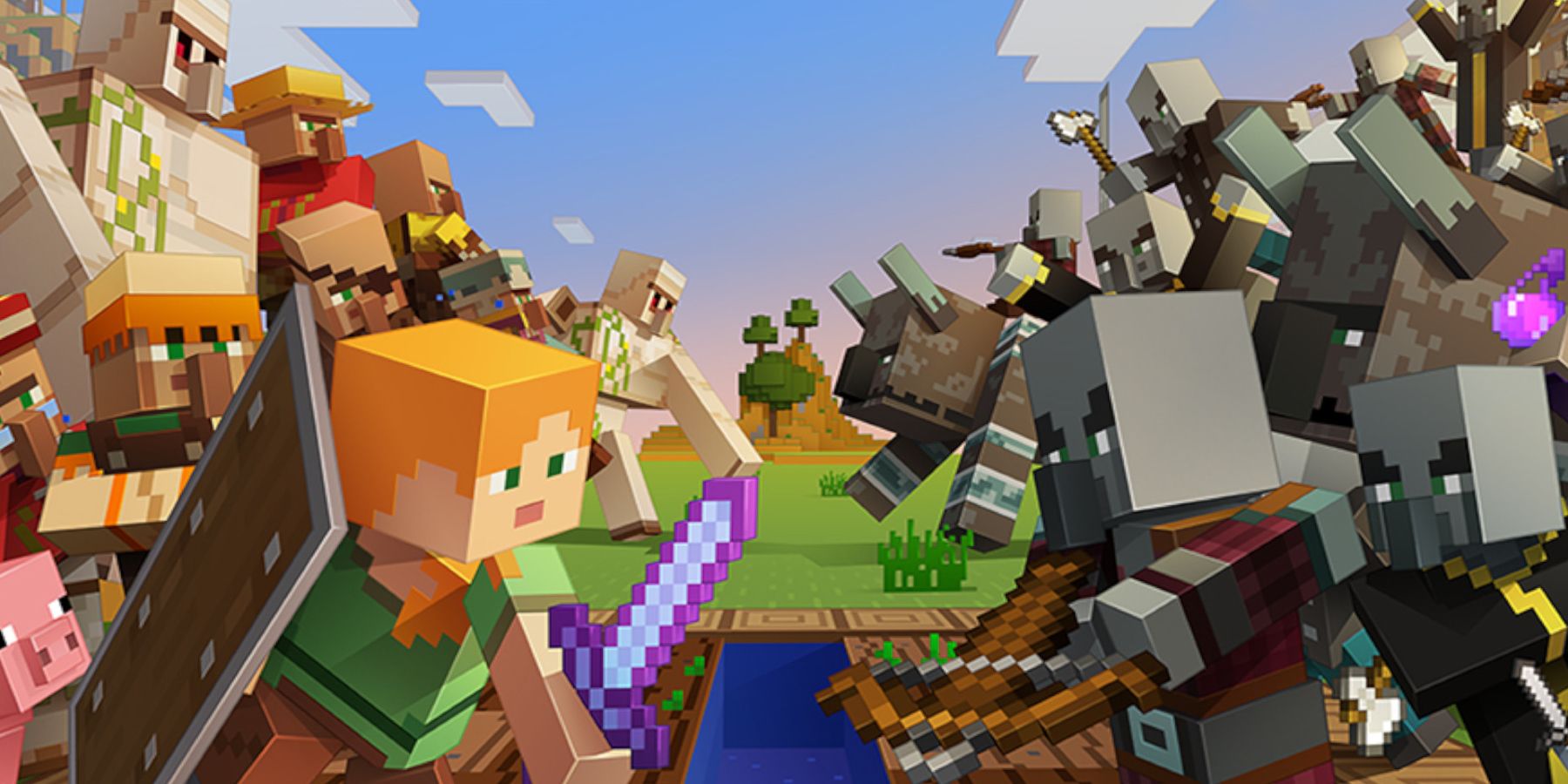 Minecraft Combat Village Pillage