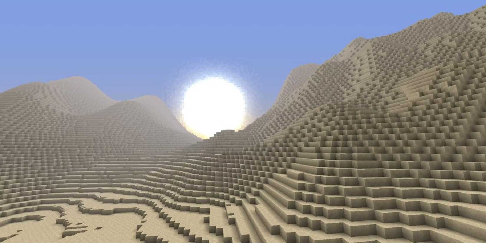 Minecraft Desert Rocks Minecraft's Desert Biome Updates Should Be Paired With a New Weather Type